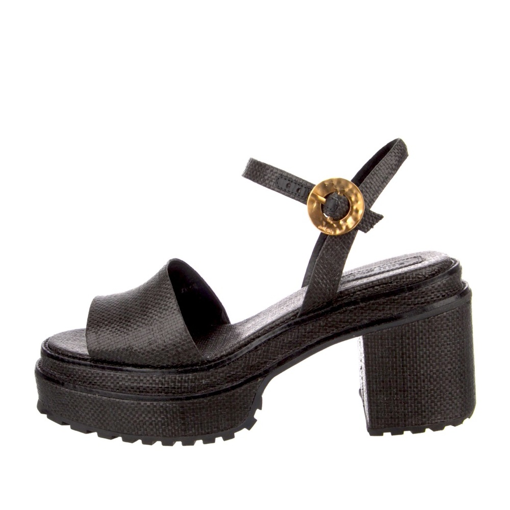 Cult Gaia Straw Sandals Size 39